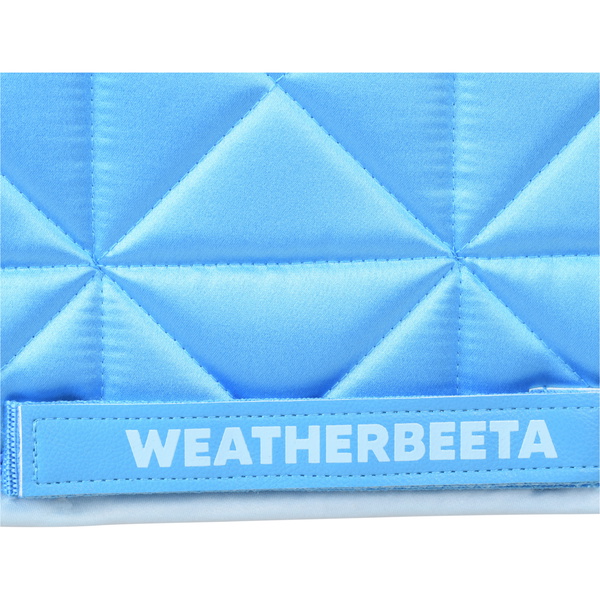 2026 WeatherBeeta Satin Luxe Air-Tec Dressage Saddle Pad 1030348011 - Bright Blue